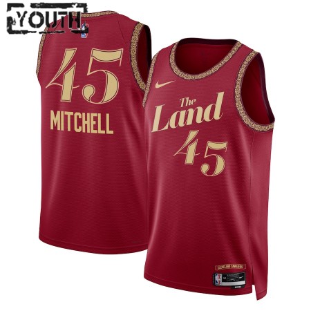 Cleveland Cavaliers Donovan Mitchell Nike 2023-24 City Edition Lasten Pelipaidat Swingman